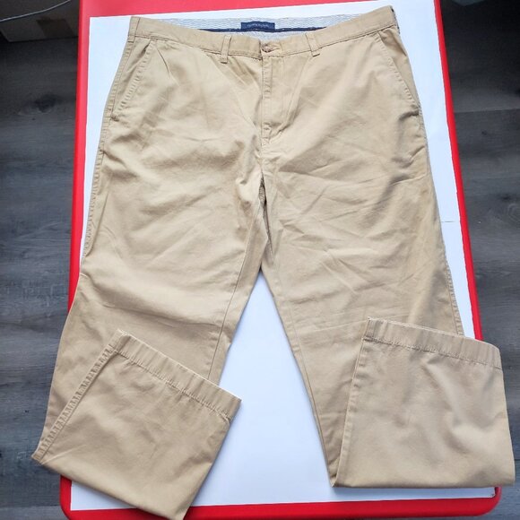 Tommy Hilfiger casual dress pants cream men's size 40x32 - Picture 1 of 13